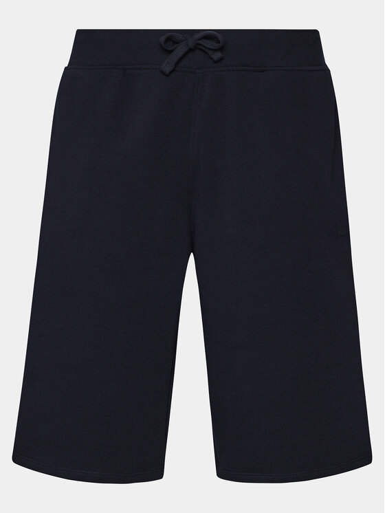 Guess Guess Pantalon scurți din material Clovis M4GD10 KBK32 Bleumarin Loose Fit