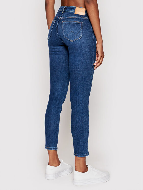 Wrangler Wrangler Jeansy W28KZM23Z 112141291 Granatowy Skinny Fit