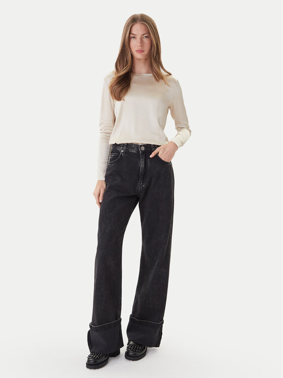 ViCOLO ViCOLO Blúz TF0244 Ekru Regular Fit