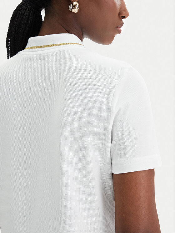 Versace Jeans Couture Versace Jeans Couture Polo 80HAGT02 CJ01T Λευκό Regular Fit