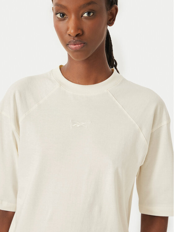 Reebok Reebok T-Shirt Reebok X Ewa Chodakowska Mila RK25977CCW Beżowy jasny Regular Fit