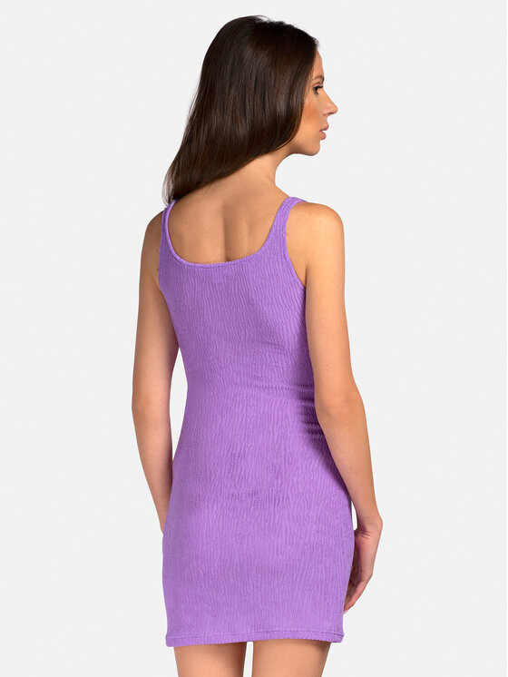 Miss Lou Miss Lou Vestito da spiaggia O-SP1-FL Viola