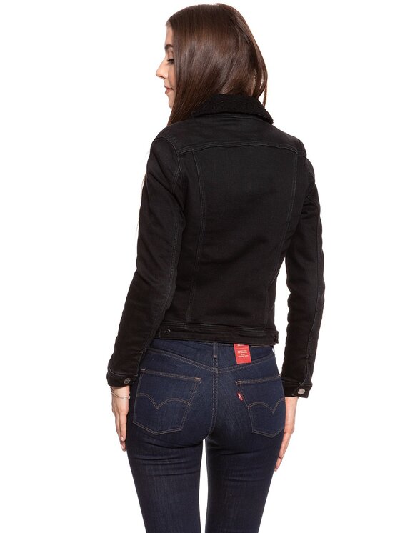 Lee Lee Giacca da donna SHERPA RIDER JACKET Nero Regular Fit