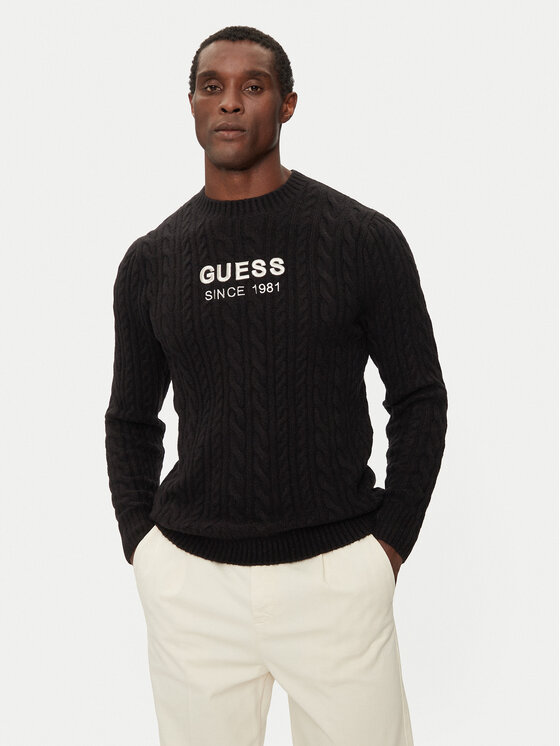Maglione nero guess on sale