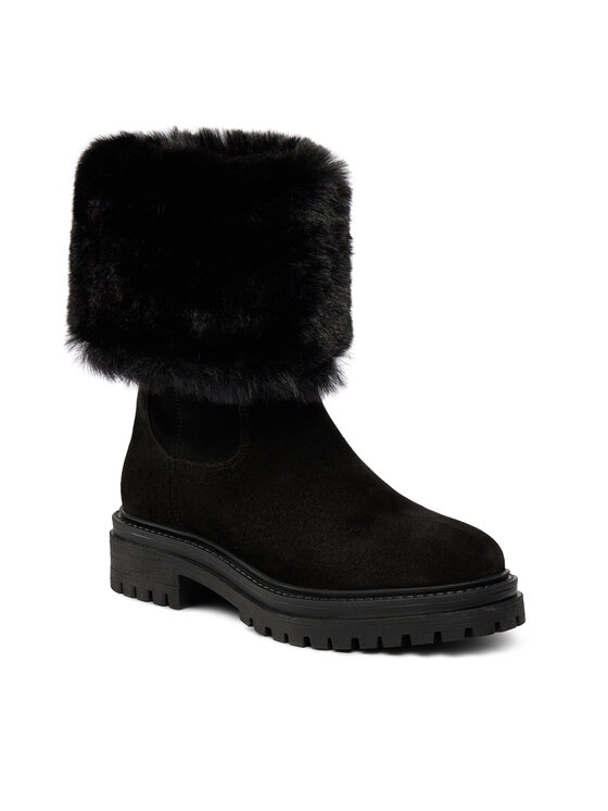 Geox Geox Polokozačky D Iridea D04HRM 022BH C9999 Černá