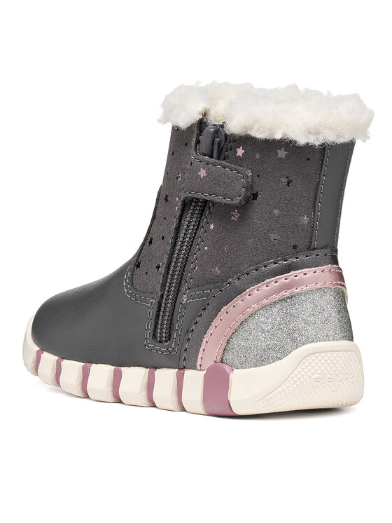 Geox Geox Kozaki B Iupidoo Girl B5658A 0DHBC C0710 Szary ciemny