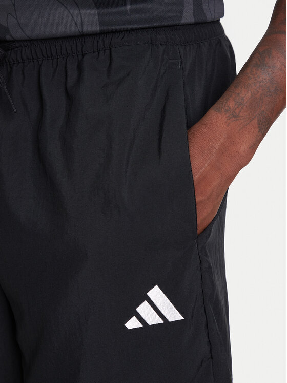 adidas adidas Sportske kratke hlače Essentials Small Logo Chelsea JF1117 Crna Regular Fit