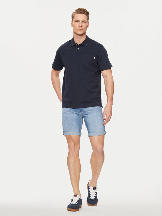 Pepe Jeans Pepe Jeans Pólóing Holden PM542154 Sötétkék Regular Fit