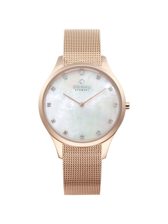 Obaku Obaku Ρολόι V217LXVWMV Ροζ χρυσό