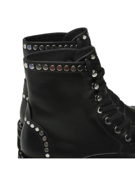 Stuart Weitzman Stuart Weitzman Polacchine Mila Lift Studs Boti S5765 Nero