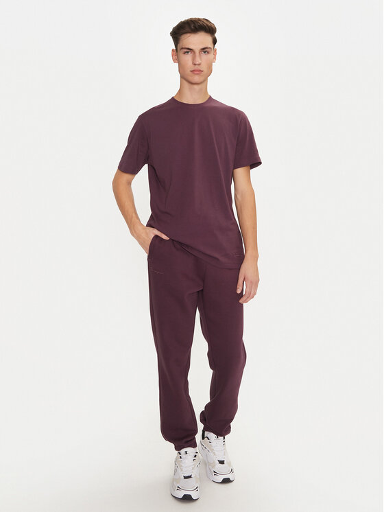 Champion Champion Долнище анцуг 220424 Виолетов Regular Fit