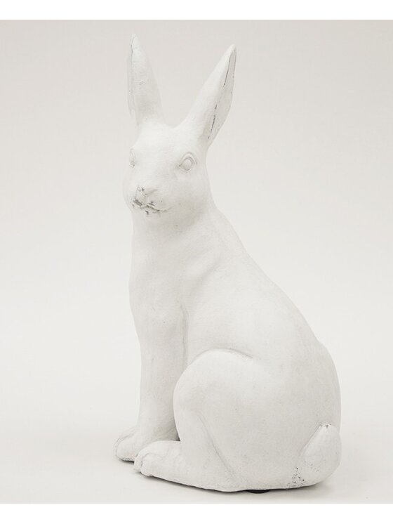 MIAhome MIAhome Figurka siedzący królik 35x20x13,5 cm ALBUS Biały