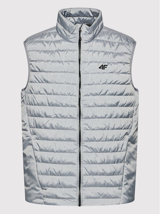 4F 4F Kamizelka H4Z21-KUMP001 Szary Regular Fit
