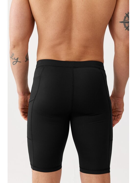 ROUGH RADICAL ROUGH RADICAL Szorty sportowe FLY TECH SHORTS Czarny Slim Fit