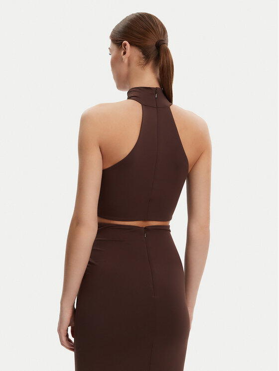 BARDOT BARDOT Top 59847TB Brązowy Regular Fit