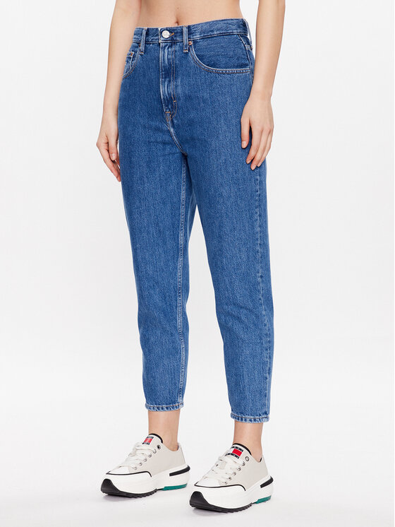 Tommy Jeans Tommy Jeans Jeansy DW0DW15740 Modrá Mom Fit