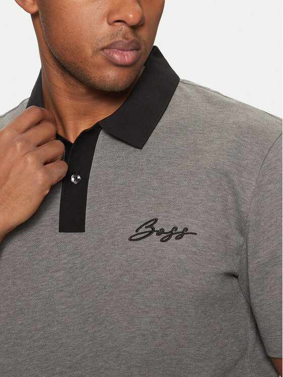 BOSS BOSS Polo C-Parris 104 50531402 Szary Regular Fit