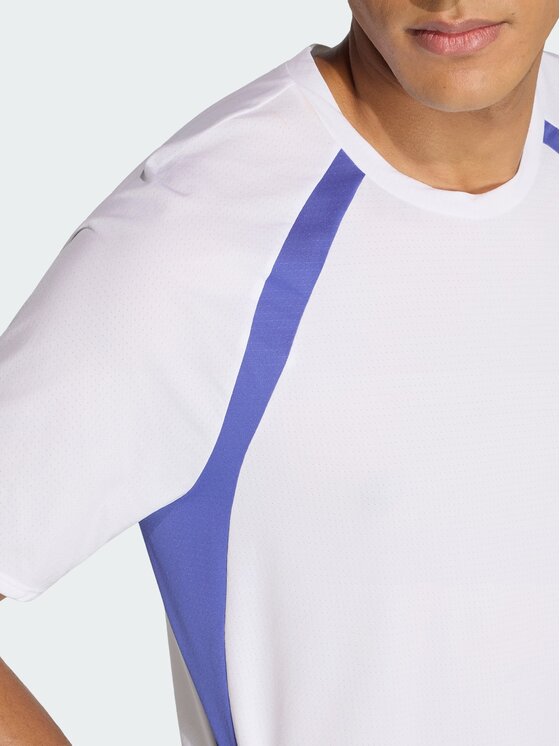 adidas adidas Koszulka techniczna Adizero Archive Biały Slim Fit