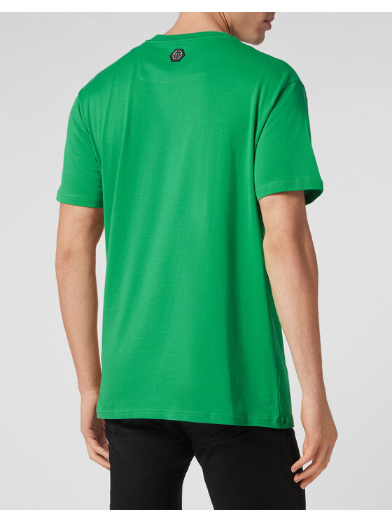 PHILIPP PLEIN PHILIPP PLEIN T-Shirt 851 Zelená Regular Fit