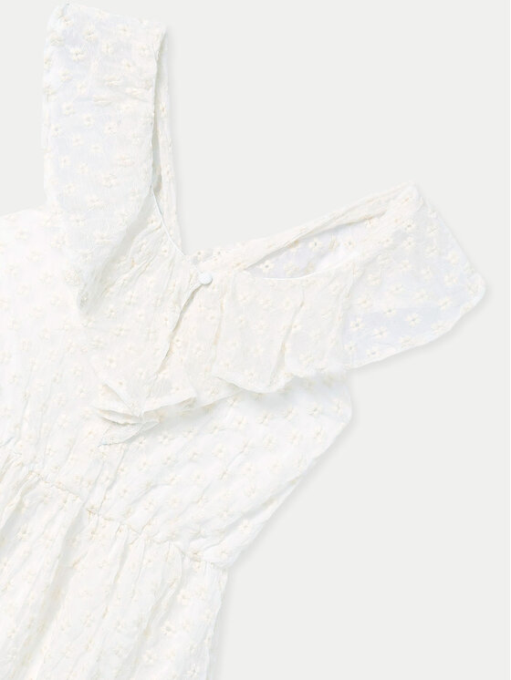 Mayoral Mayoral Vasarinė suknelė 6960 Balta Regular Fit