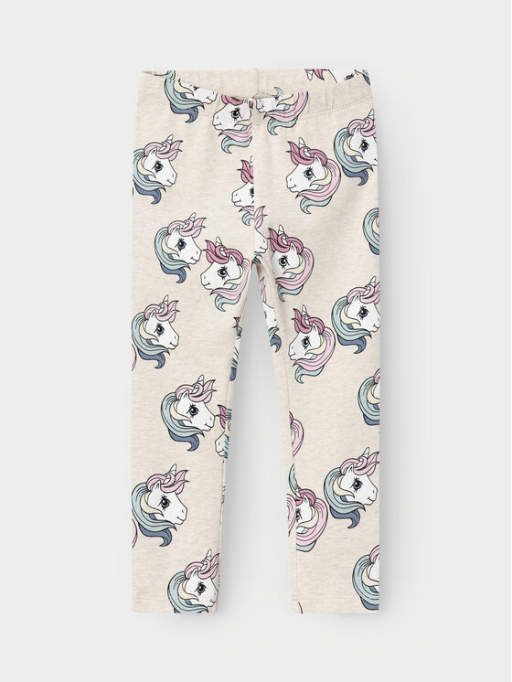 NAME IT Legíny 13233941 Écru Regular Fit