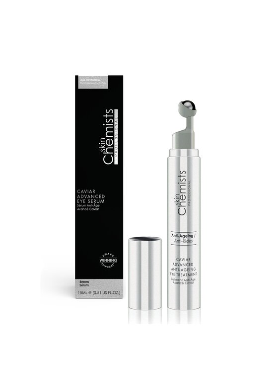 skinChemists skinChemists Zaawansowane przeciwstarzeniowe serum pod oczy z kawiorem 15 ml Krem pod oczy