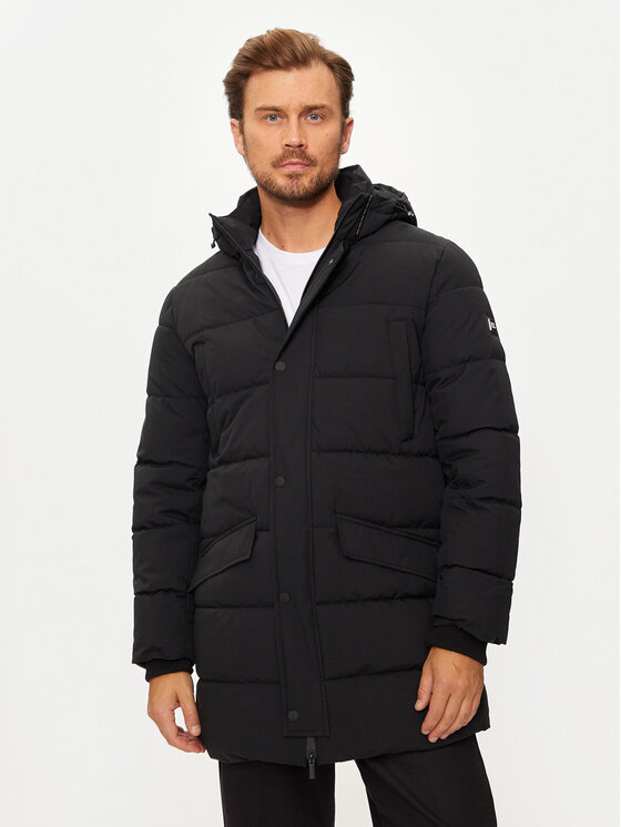 KARL LAGERFELD Vatovaná bunda 505035 544586 Čierna Regular Fit