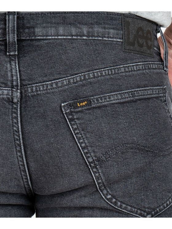 Lee Lee Jeansy 112356556 Szary Regular Fit