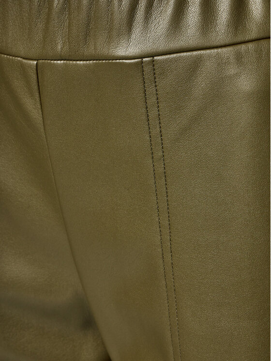 MAX&Co. MAX&Co. Dirbtinės odos kelnės Creativo 77840723 Ruda Relaxed Fit