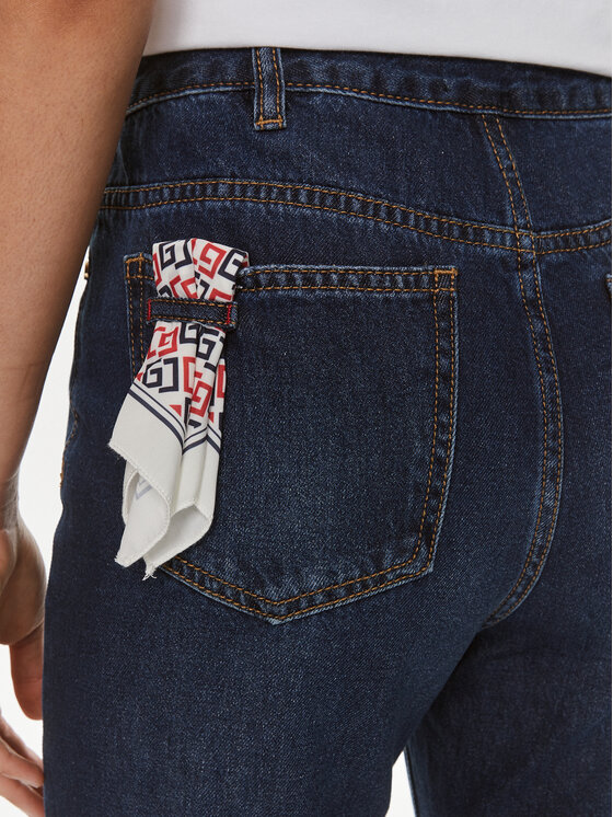 Gaudi Gaudi Jeansy 411BD26020 Tmavomodrá Slim Fit
