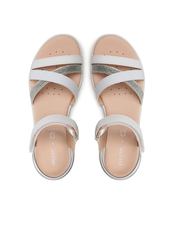 Geox Geox Sandale J Sandal Karly Girl J5235D00254C1000 D Bijela