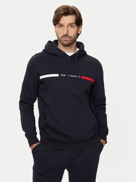 Tommy Hilfiger Bluză MW0MW37361 Bleumarin Regular Fit