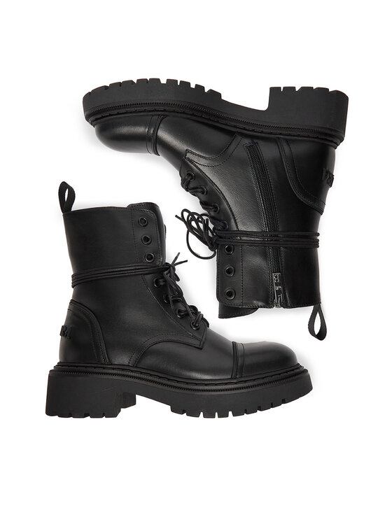 Badura Badura Trapper stila apavi C-70307 Melns