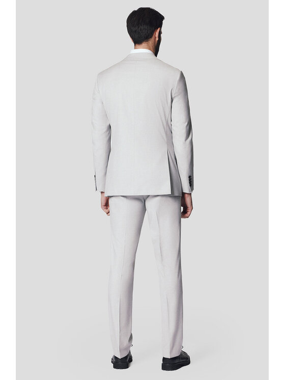 Lancerto Lancerto Garnitur Raleigh GA073125000007 Szary Slim Fit