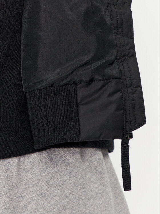 adidas adidas Geacă bomber Brand Love Bomber IK0526 Negru Regular Fit