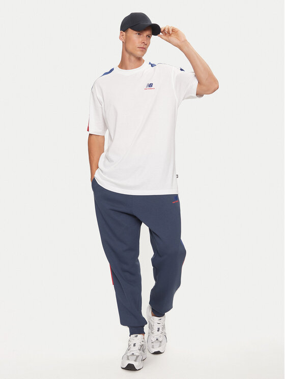 New Balance New Balance Pantaloni trening MP43522NNY Albastru Relaxed Fit