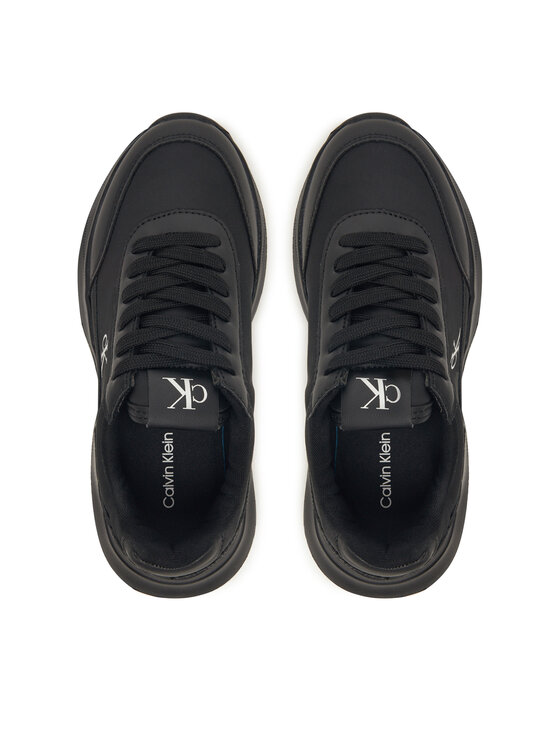 Calvin Klein Calvin Klein Sneakersy Low Cut Lace Up Sneaker V3A9-83105-1695 D Čierna