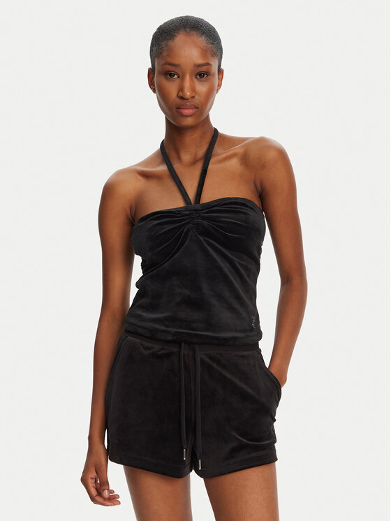 Juicy Couture Juicy Couture Top JCWCT125325 Negru Slim Fit