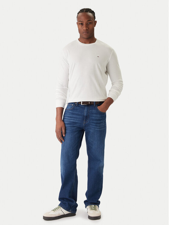 Tommy Jeans Tommy Jeans Hosszú ujjú felső szett DM0DM22148 Fekete Slim Fit