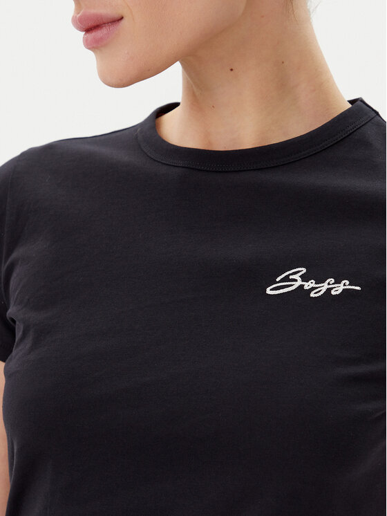 BOSS BOSS T-särk C_Elogo_20 50541343 Must Slim Fit