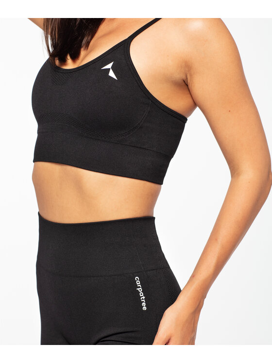 Carpatree Carpatree Biustonosz sportowy Vibe Bra Czarny