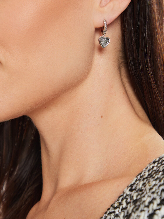Guess Guess Kõrvarõngad JUBE04 615JW Hõbedane