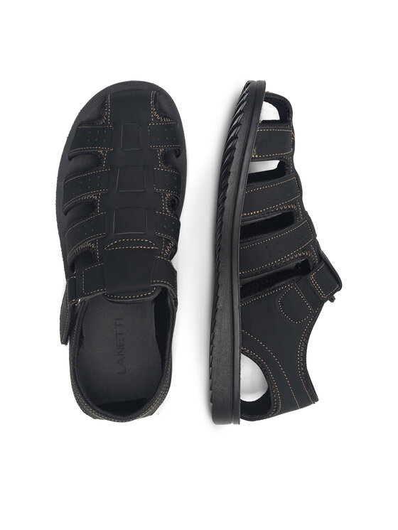 Lanetti Lanetti Sandaalid MSS20504-01 Must