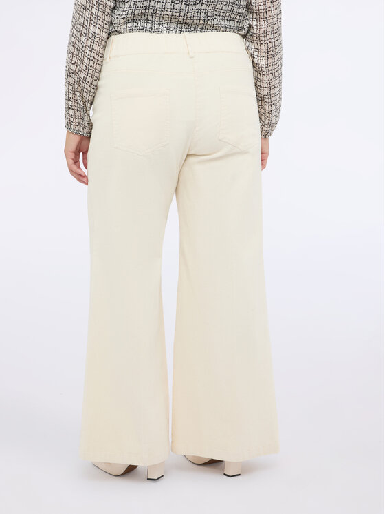 Fiorella Rubino Fiorella Rubino Pantaloni di tessuto P009T005072N021 Bianco Regular Fit