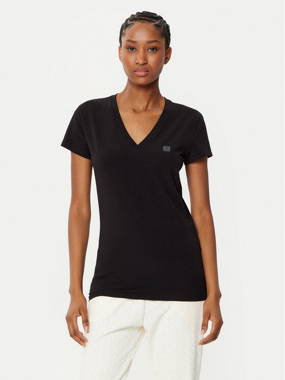 Armani Exchange Armani Exchange Póló XW000105 AF11929 UC001 Fekete Slim Fit