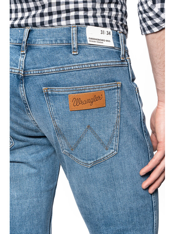 Wrangler Wrangler Jeans GREENSBORO Blu Straight Fit