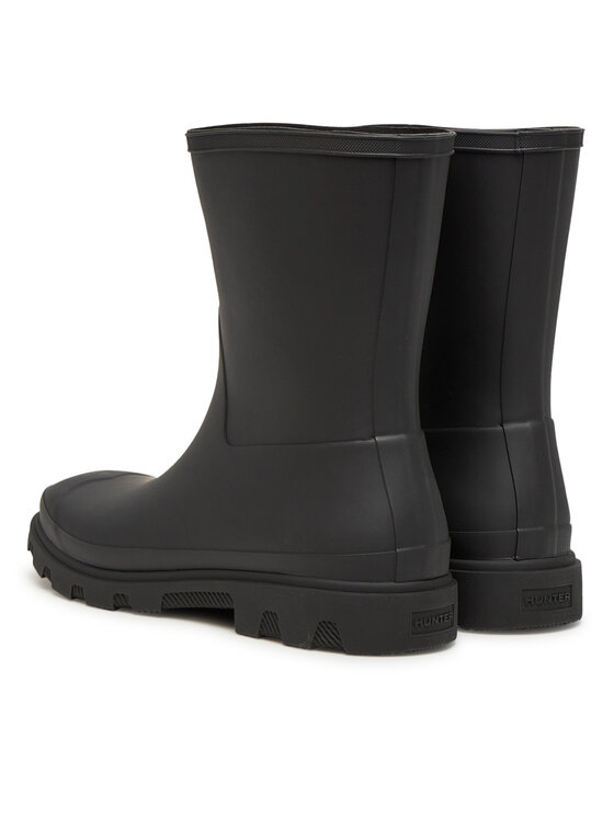 Hunter Hunter Cizme de cauciuc Downpour Short HFRM0002251 Negru