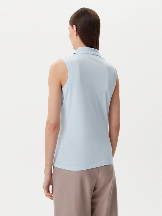 Lacoste Lacoste Поло PF5445 Блакитний Slim Fit