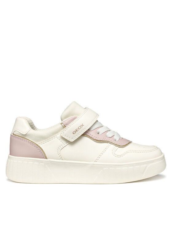 Sneakers Geox J Mikiroshi J55DVA 000BC C1M8W S Écru