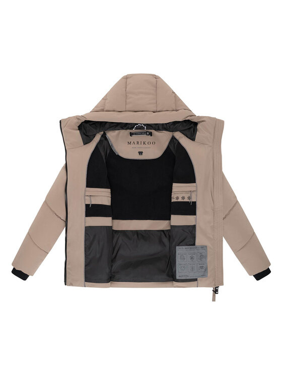 Marikoo Marikoo Kurtka zimowa Kwamee Szary Regular Fit
